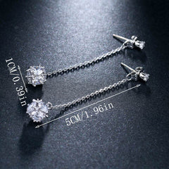 Luxurious Rhinestone Drop Earrings 807755948937 - COCOMELODY