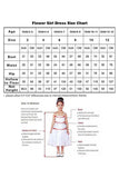 A-Line Illusion Long Sleeve Tulle Sweep-Brush Train Flower Girl Dresses 772649272412 - COCOMELODY