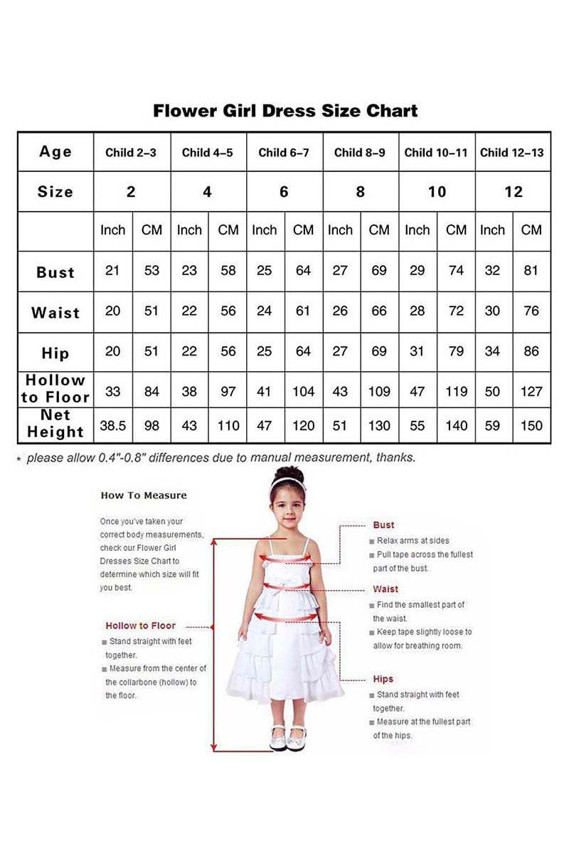 A-Line Illusion Long Sleeve Tulle Sweep-Brush Train Flower Girl Dresses 772649272412 - COCOMELODY