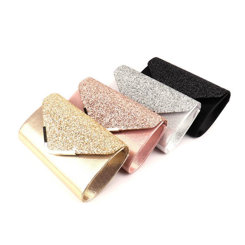 Shiny rhinestone small envelope bag 706744649389 - COCOMELODY