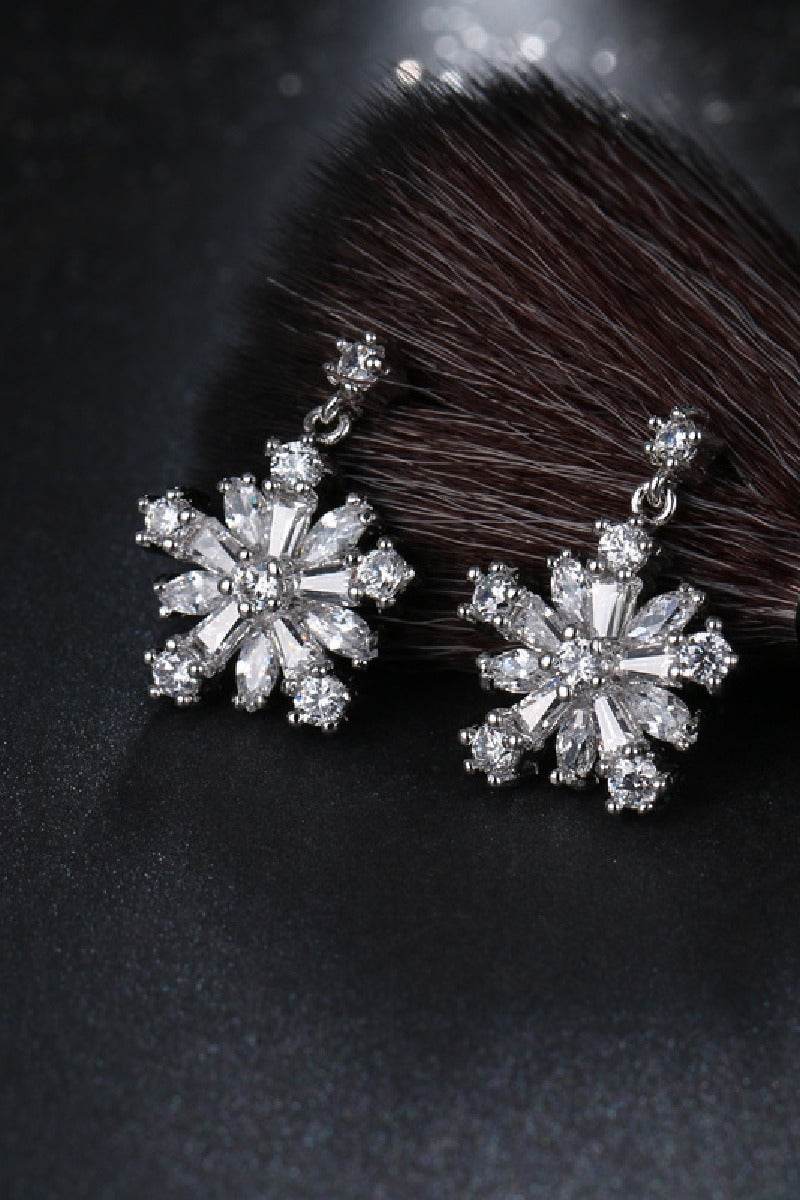 Luxurious Rhinestone Drop Earrings 791529625682 - COCOMELODY