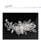Alloy flower comb Hand drill comb 592299716948 - COCOMELODY