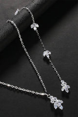 Elegant Rhinestone Back Necklaces 674272097461 - COCOMELODY
