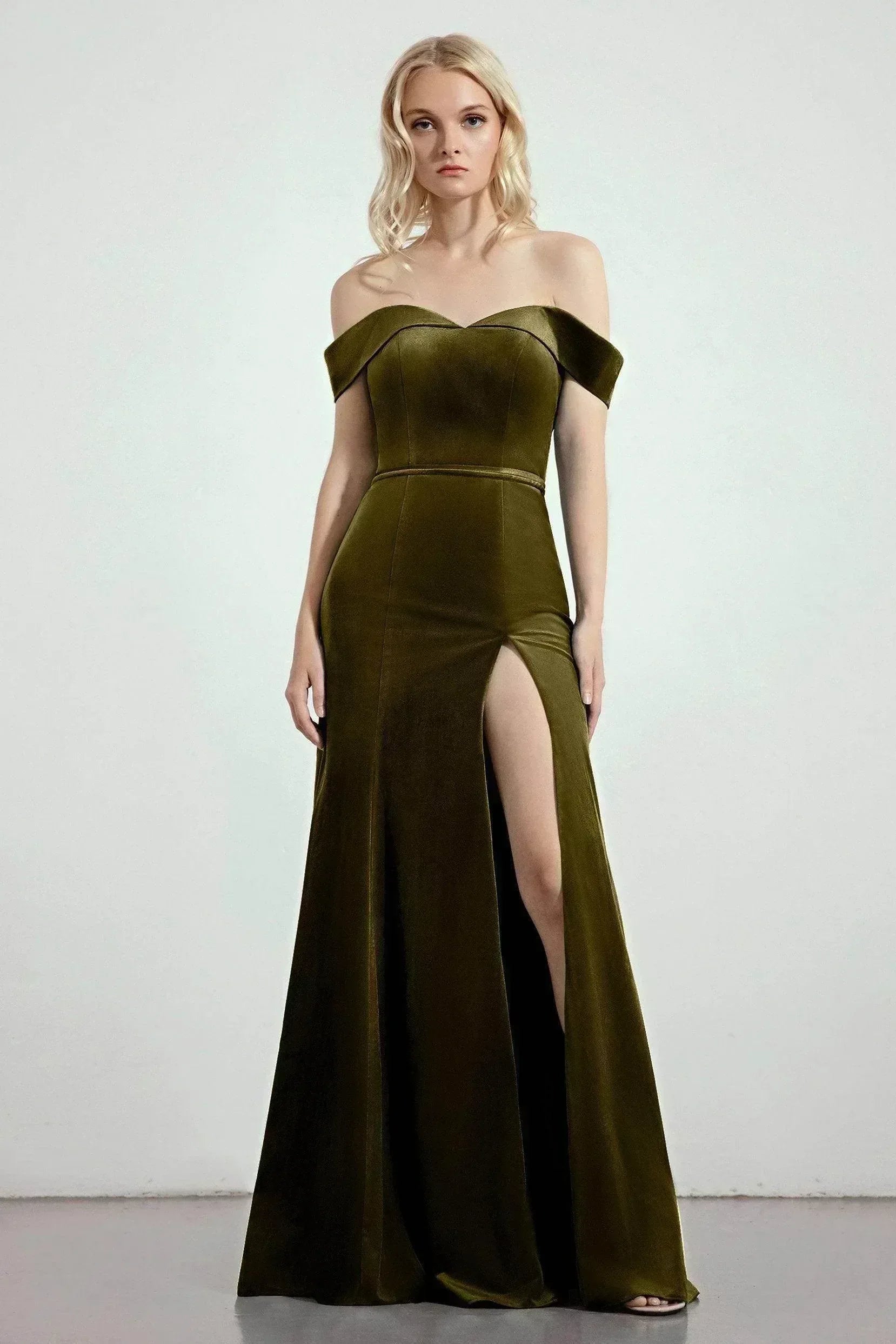 Trumpet-Mermaid Sweep-Brush Train Dresses CB0271CS - COCOMELODY