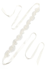 Ribbons Wedding Sash with Appliques CC0067 - COCOMELODY