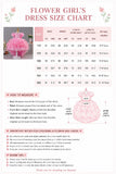 Princess Pearl Round Neck Short Puff Bubble Sleeve Ruffled Hi-Low Tulle Flower Girl Dresses 1030620832344