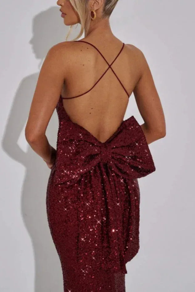 Mermaid Maxi Sequins Formal Evening Dresses 861326172487 - COCOMELODY