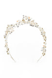 Alloy Headbands with Pearl Rhinestone CH0375 - COCOMELODY