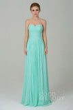 Sheath-Column Floor Length Lace Bridesmaid Dress COZK16013 - COCOMELODY