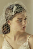 One-tier Cut Edge Tulle Blusher Veils CV0238 - COCOMELODY