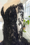 Trumpet-Mermaid Chapel Train Lace Tulle Wedding Dress CW3009 - COCOMELODY