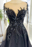 A-Line Court Train Sparkle Tulle Wedding Dress CW3010CR - COCOMELODY