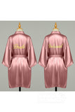 Short Silk-Like Robes CZ0204 - COCOMELODY