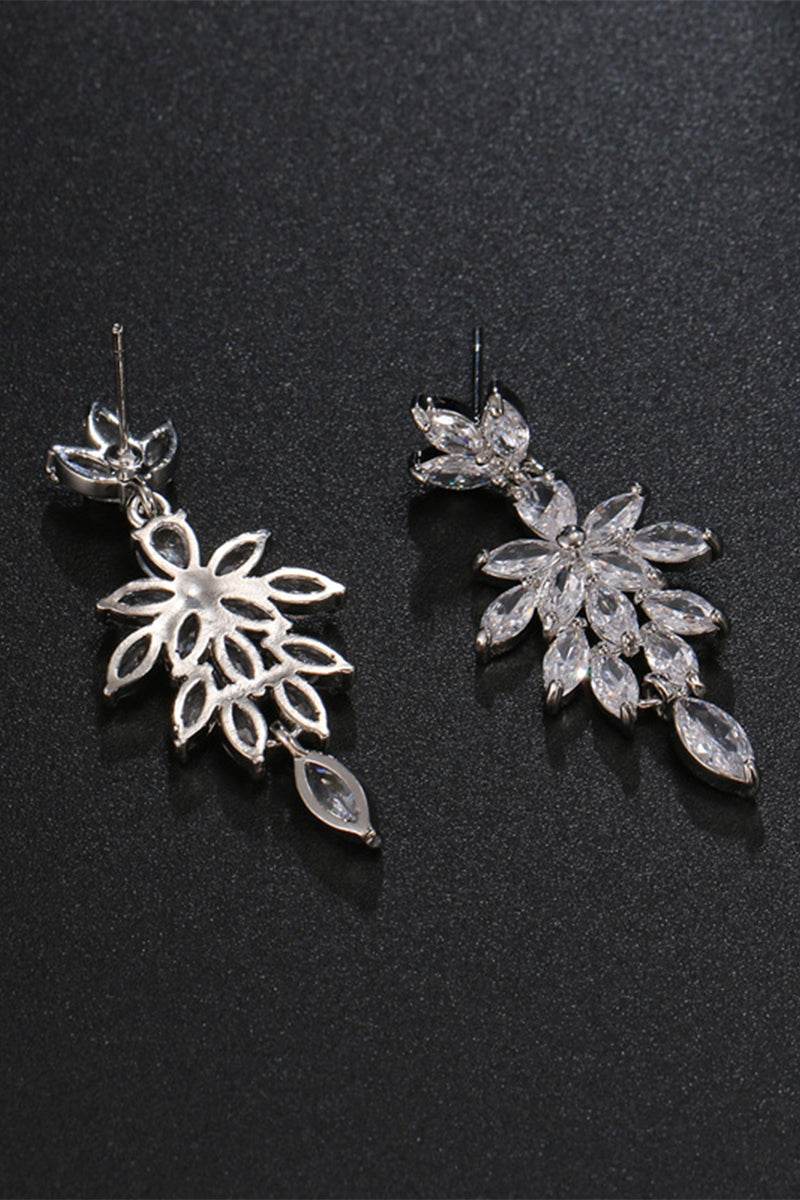 Luxurious Rhinestone Drop Earrings 693880171426 - COCOMELODY