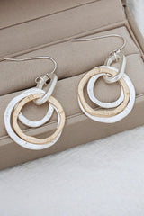 Stylish earrings Simple high sense pendant earrings 672418001308 - COCOMELODY