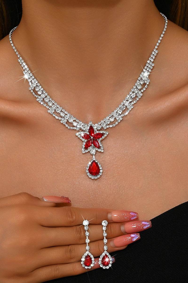 Wedding Earrings/Necklace Jewelry Sets (Set of 2) 924008810679 - COCOMELODY