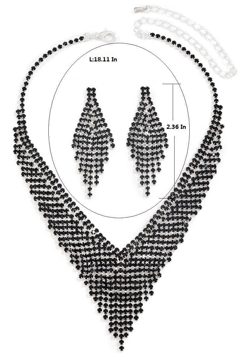 Wedding Earrings/Necklace Jewelry Sets (Set of 2) 752485426605 - COCOMELODY