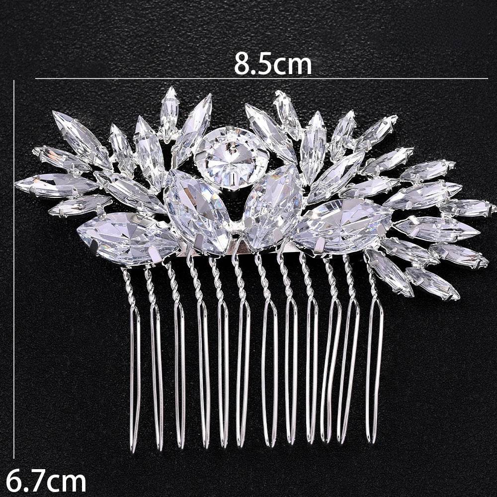 Water diamond hair comb Hair Accessories 850532058500 - COCOMELODY