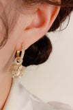 Personality delicate trend opal ball earrings 728149054328 - COCOMELODY