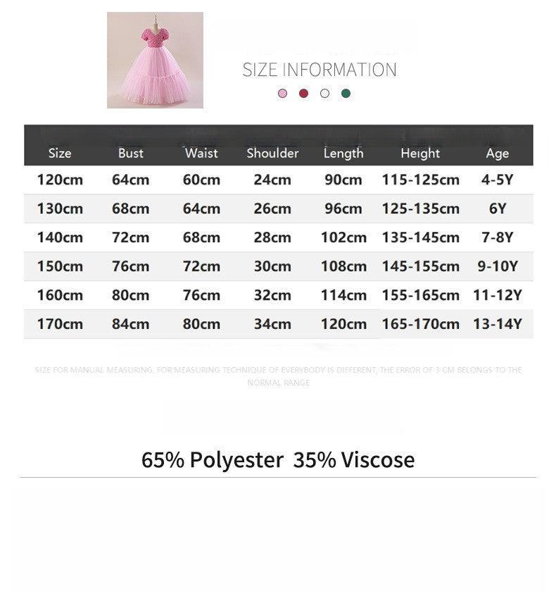 A-Line Maxi Sequined Tulle Flower Girl Dress 735143524780 - COCOMELODY