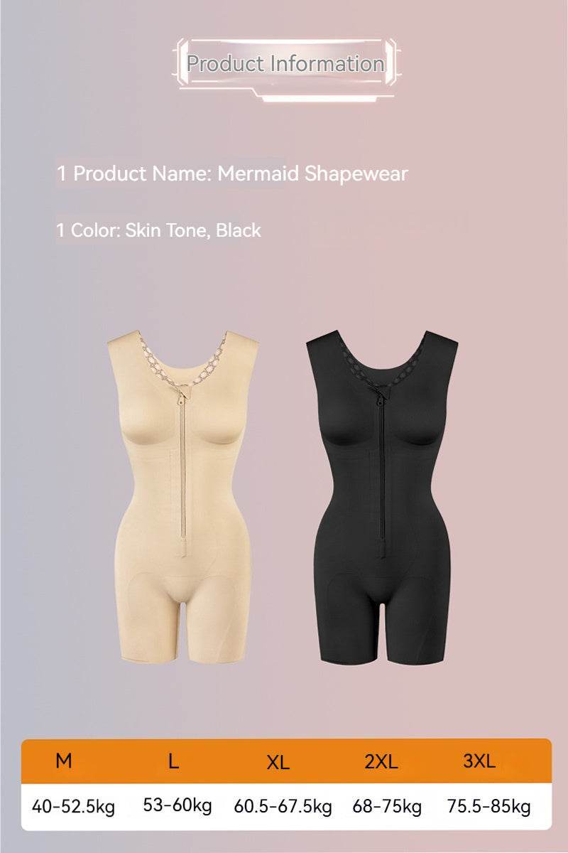 Mid-Thigh Shaping Bodysuit 857738691643 - COCOMELODY