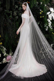 Trumpet-Mermaid Sweep-Brush Train Satin Wedding Dress 854371735185 - COCOMELODY