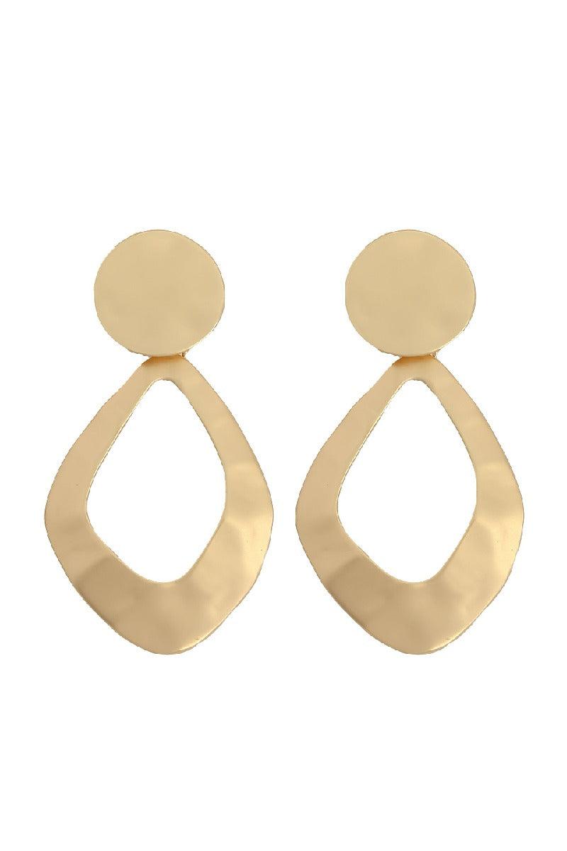 Atmospheric exaggerated ear clips Fashion geometric metal earrings 671815042653 - COCOMELODY