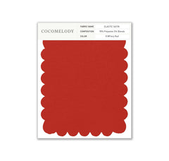 Elastic Satin Fabric Swatch in Single Color SWES16004 - COCOMELODY
