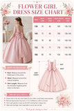 Elegant A-Line Floor Length Satin Square Neck Flower Girl Dresses 1017253005663