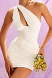 Sheath-Column Mini Knitted Fabric Formal Evening Dresses 745858925618