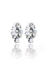 Elegant Zircon Wedding Earrings with Jewel HG18011 - COCOMELODY