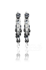 Fashion Zircon Wedding Earrings with Jewel Beading HG18019 - COCOMELODY