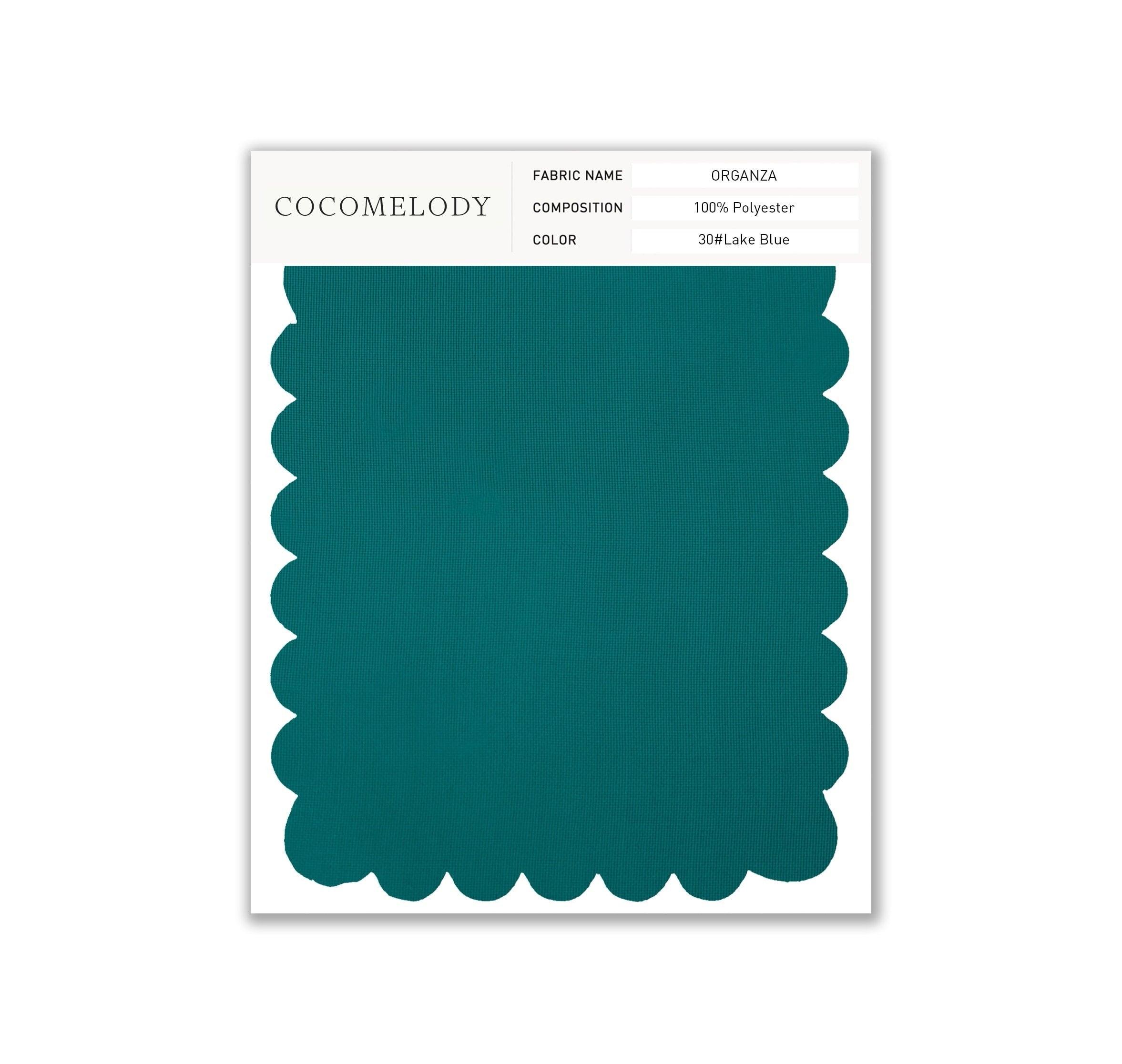 Organza Fabric Swatch in Single Color SWOR16006 - COCOMELODY