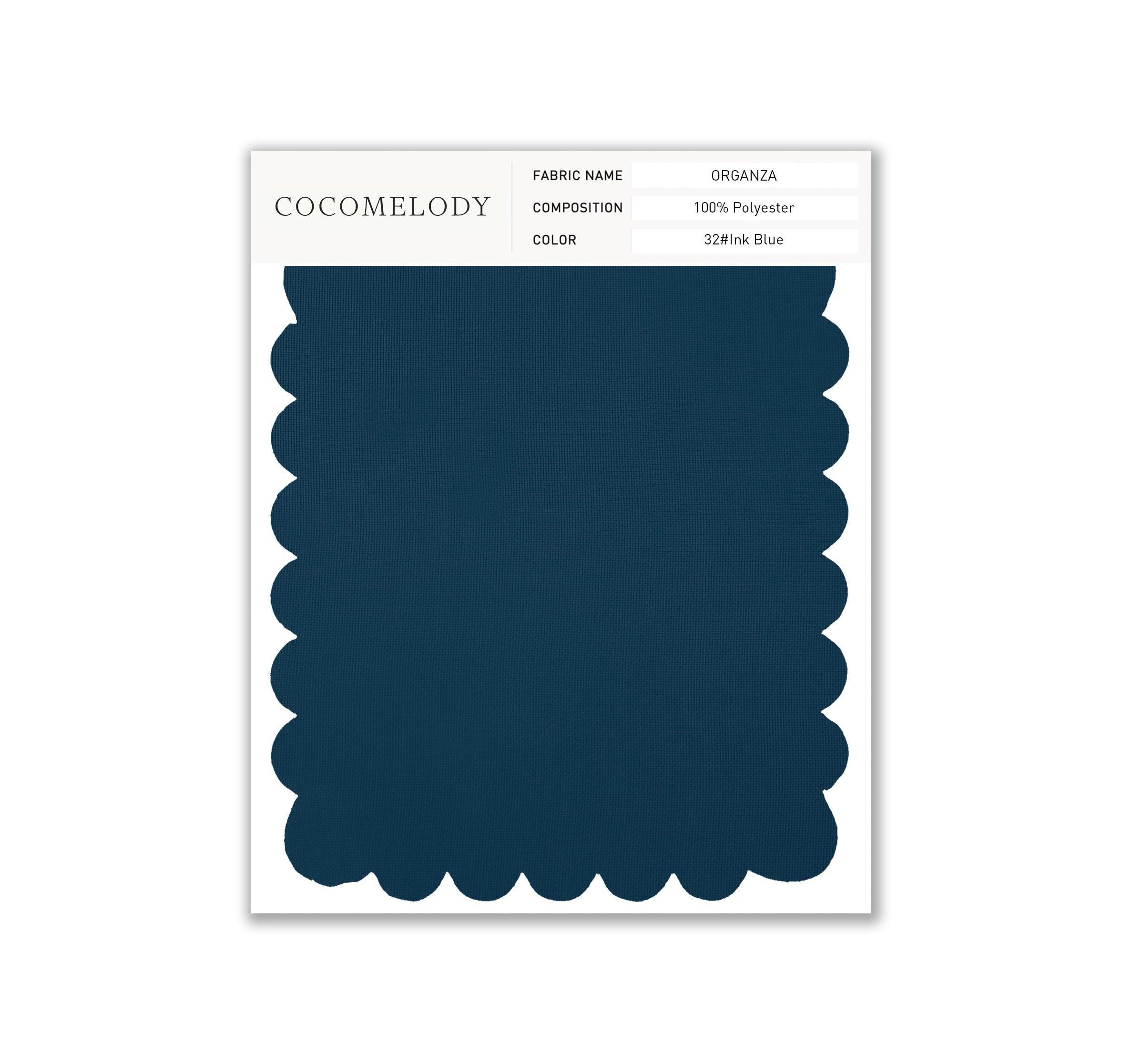 Organza Fabric Swatch in Single Color SWOR16006 - COCOMELODY