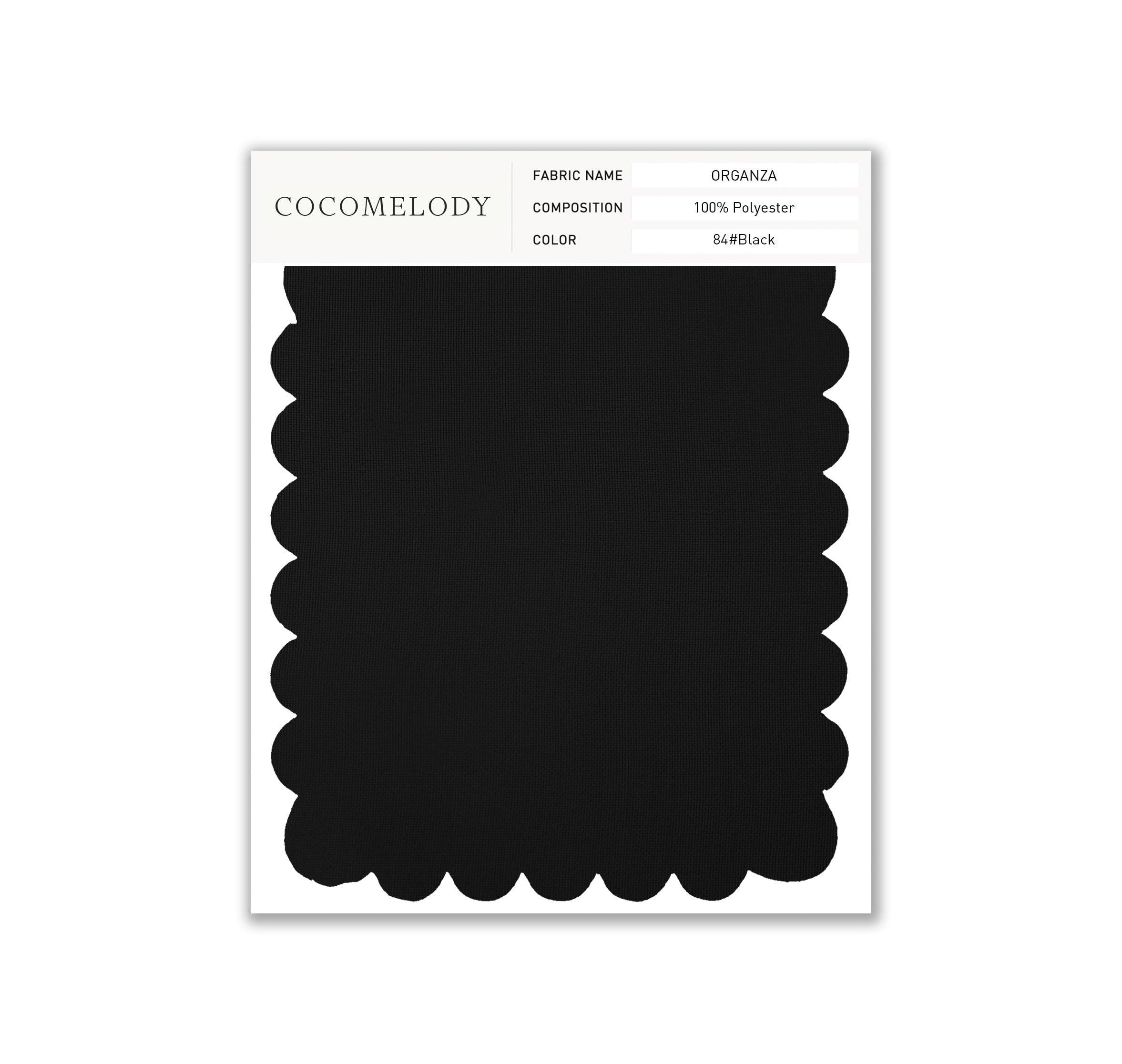 Organza Fabric Swatch in Single Color SWOR16006 - COCOMELODY