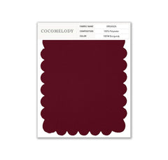 Organza Fabric Swatch in Single Color SWOR16006 - COCOMELODY