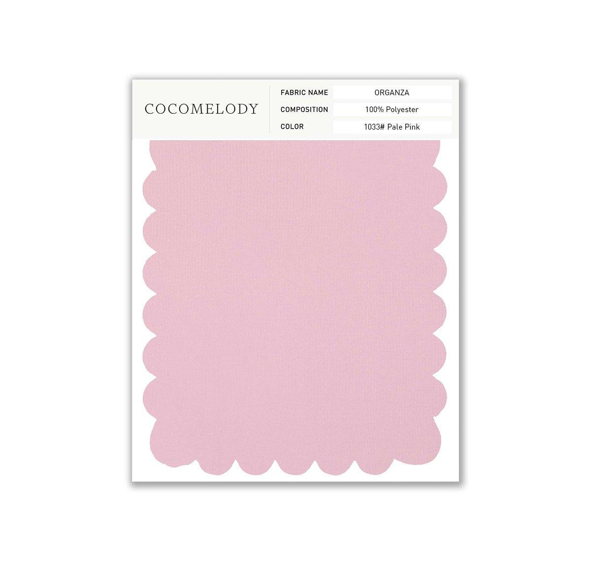 Organza Fabric Swatch in Single Color SWOR16006 - COCOMELODY