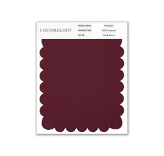 Organza Fabric Swatch in Single Color SWOR16006 - COCOMELODY