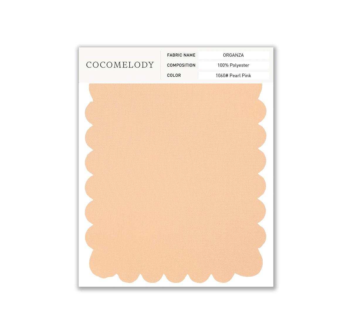 Organza Fabric Swatch in Single Color SWOR16006 - COCOMELODY