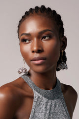 Fantastic Alloy Wedding Earrings with Crystals HG18006 - COCOMELODY