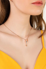 Alloy Necklaces with Rhinestone CX0029 - COCOMELODY