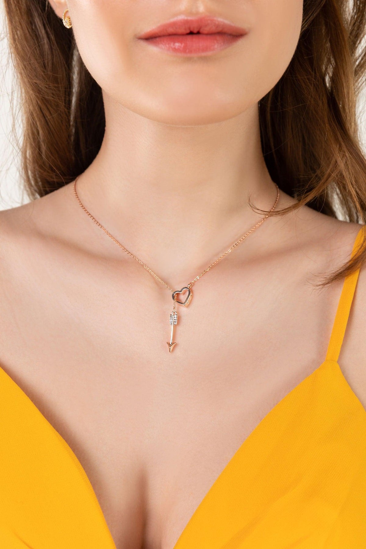 Alloy Necklaces with Rhinestone CX0029 - COCOMELODY