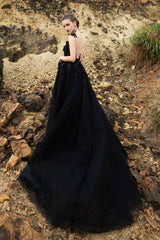 A-Line Court Train Tulle Wedding Dress CW2338 - COCOMELODY