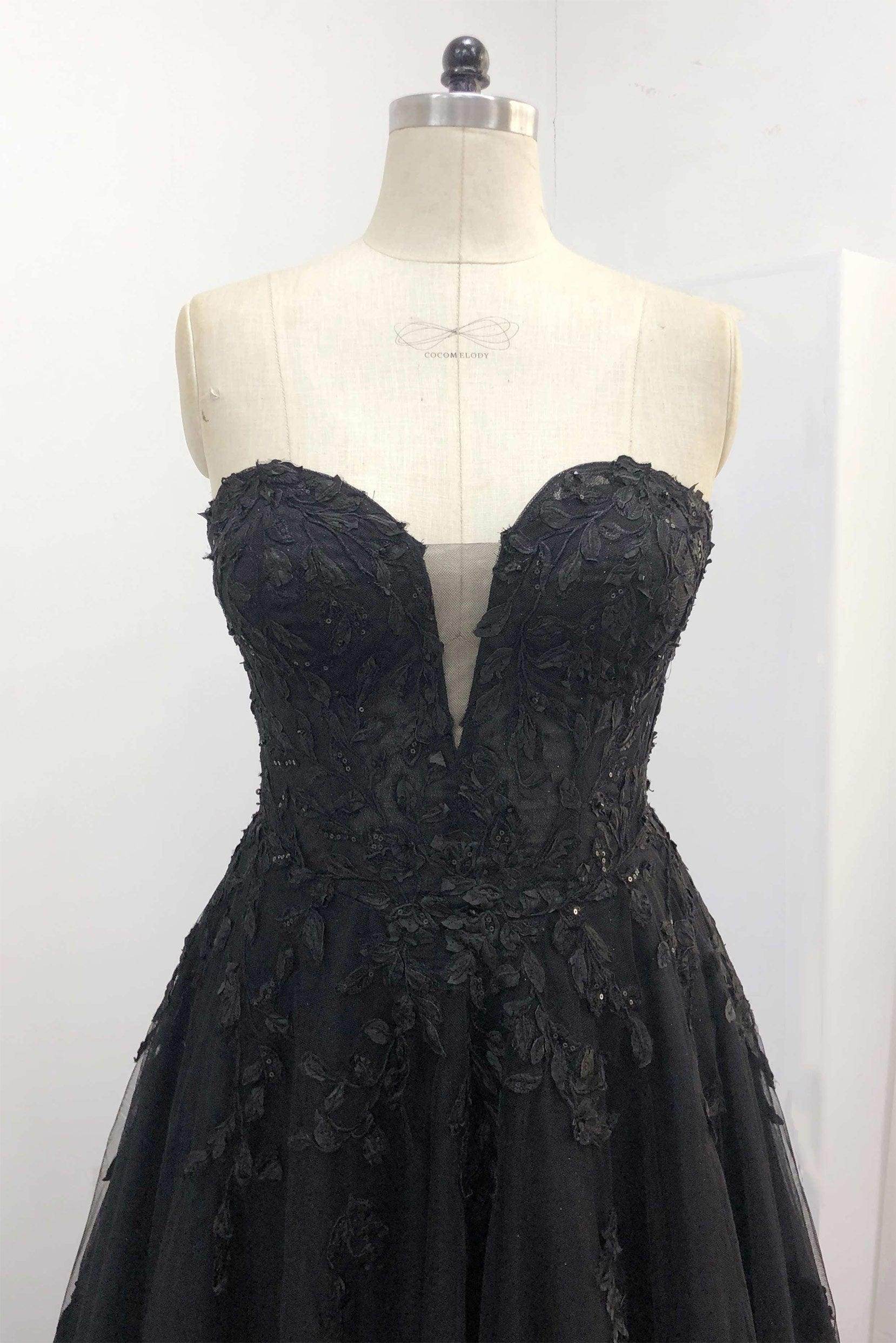 A-Line Court Train Tulle Wedding Dress CW2586 - COCOMELODY