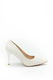 Stiletto Heel Lace Pointed Toe Bridal Shoes CK0102 - COCOMELODY